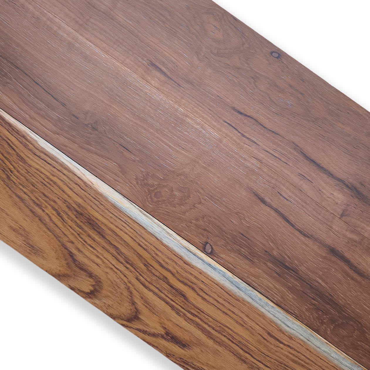Parquet Prefinito in Teak Burma Garbelotto Alburnato Spazzolato Verniciato Opaco Senza Bisello 10x145x1500/2150 mm – Lotto 16 mq