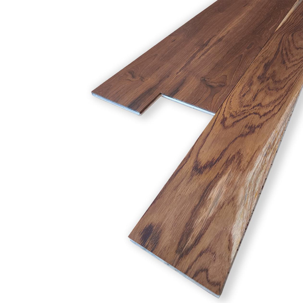 Parquet Prefinito in Teak Burma Garbelotto Alburnato Spazzolato Verniciato Opaco Senza Bisello 10x145x1500/2150 mm – Lotto 16 mq