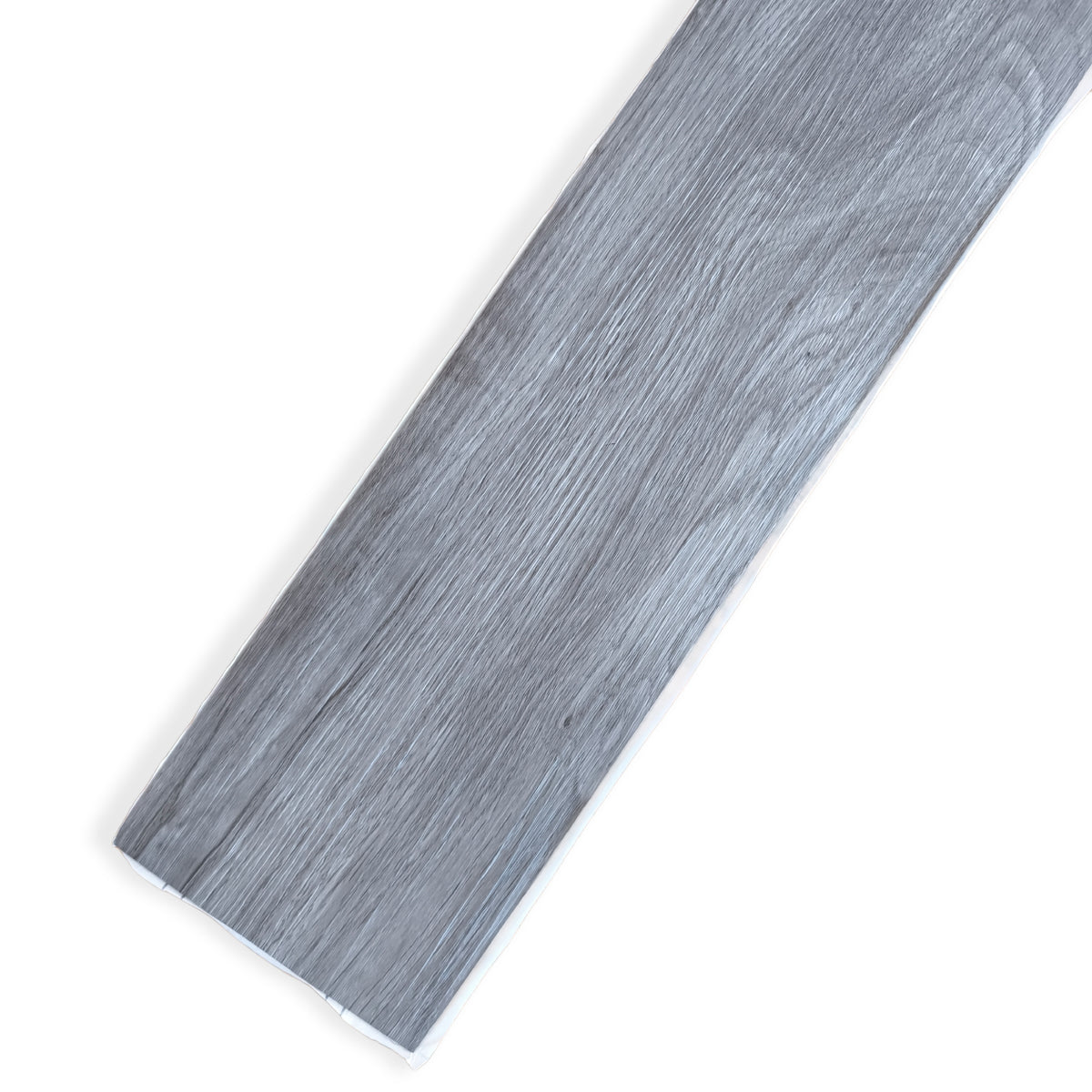 Pavimento LVT Autoadesivo Effetto Rovere Grigio Perla 914x152x2 mm – Antigraffio, Resistente all'Acqua e Ignifugo