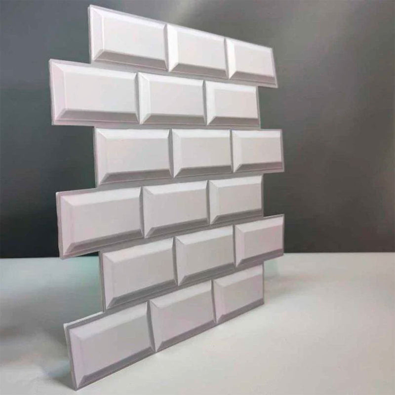 pacco da 4 Pannelli 3D Autoadesivi in PVC 30X30cm vari decori ultrarealistici ideali per bagni e cucine