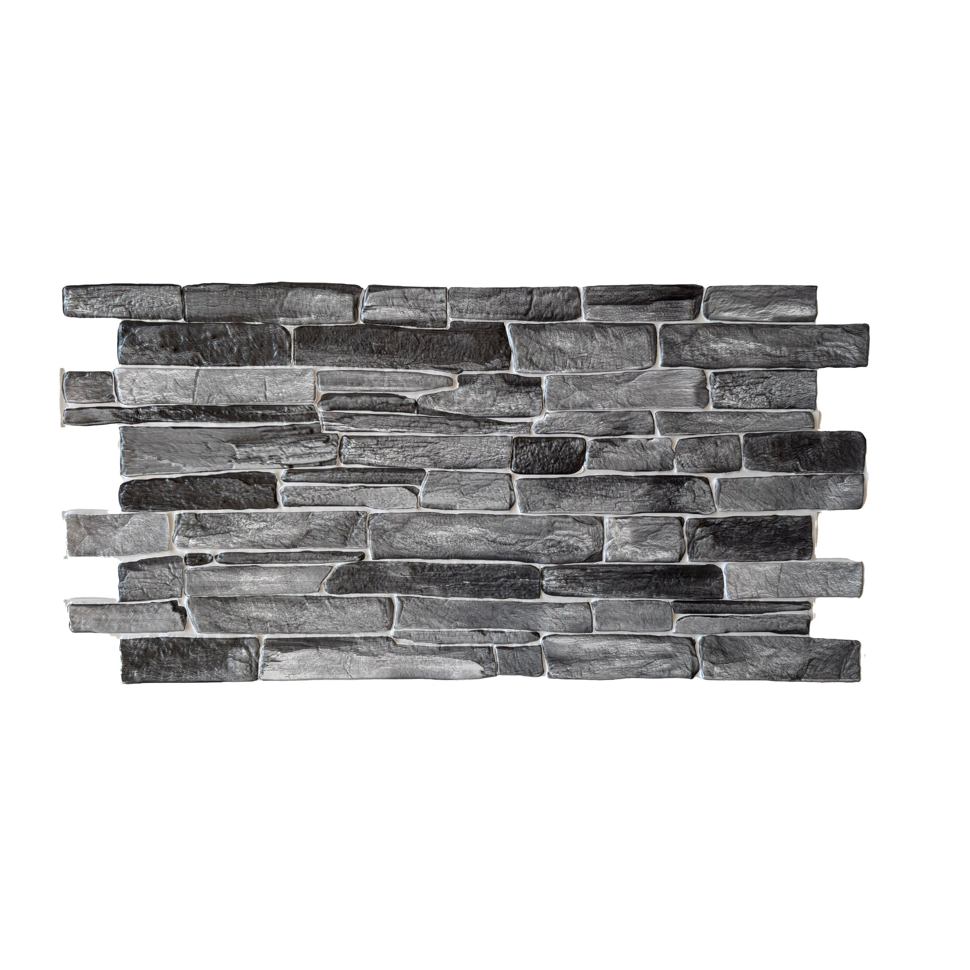 Pannelli 3D Rivestimento a parete in PVC effetto PIETRA LAVICA 96x48cm Realistici, isolanti, idrorepellenti. - Eternal Parquet