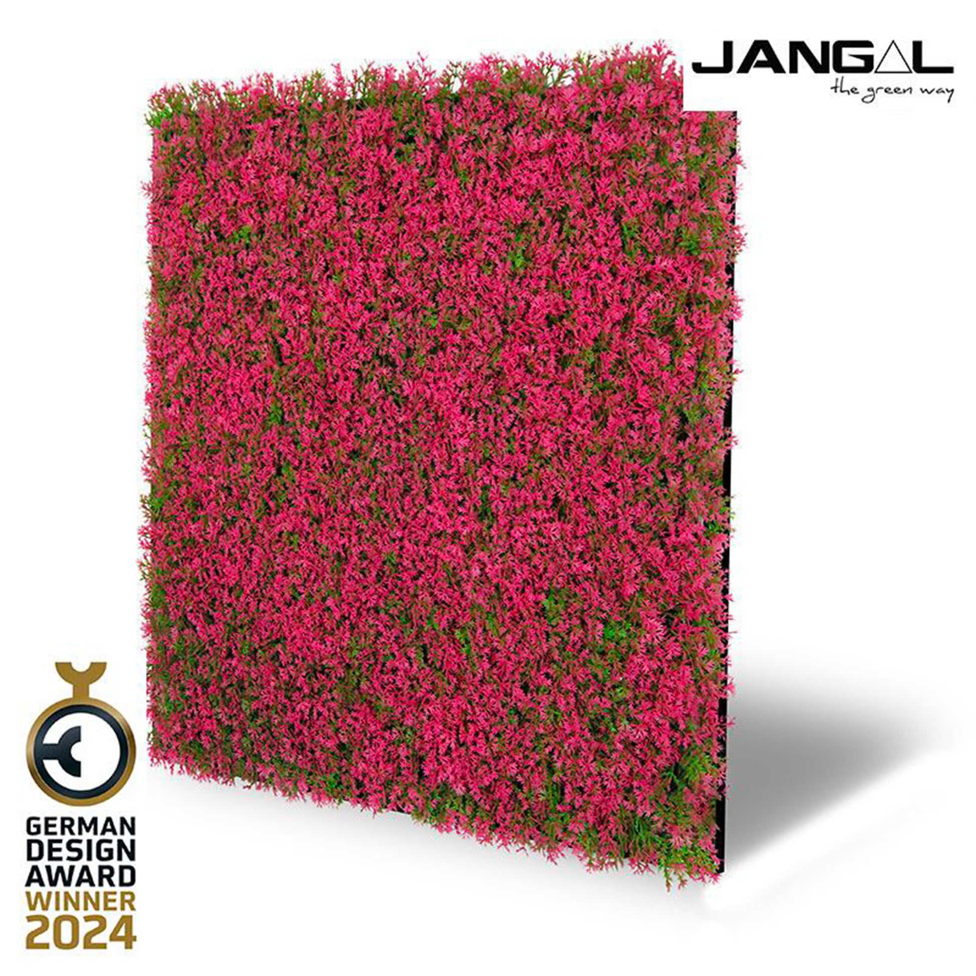 JANGAL Pannelli acustici Modulabili in FLORA sintetica ULTRAREALISTICA 52x52cm mod. PINK - Eternal Parquet