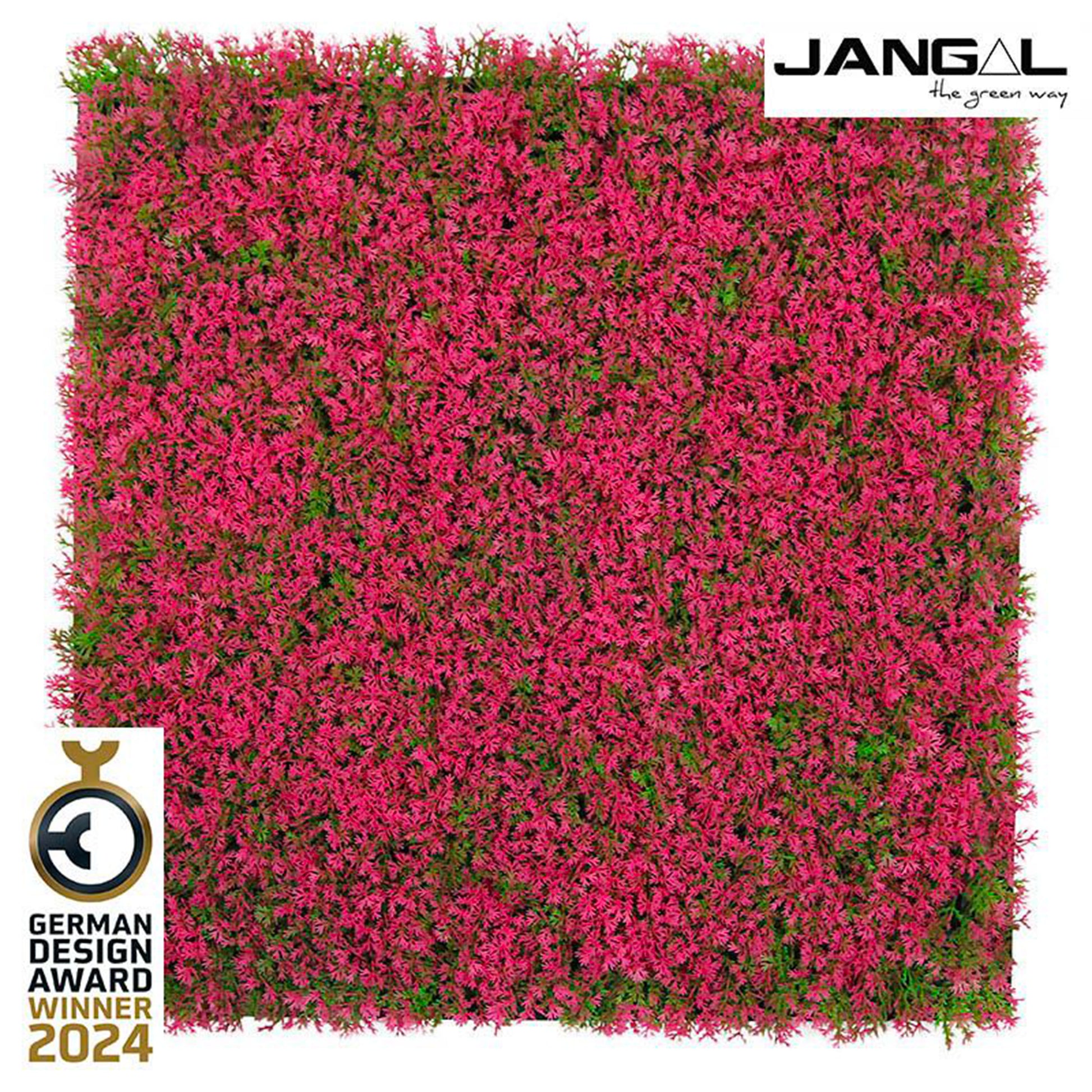 JANGAL Pannelli acustici Modulabili in FLORA sintetica ULTRAREALISTICA 52x52cm mod. PINK - Eternal Parquet