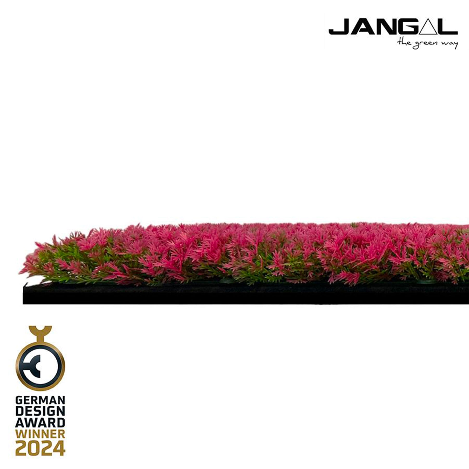 JANGAL Pannelli acustici Modulabili in FLORA sintetica ULTRAREALISTICA 52x52cm mod. PINK - Eternal Parquet