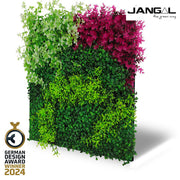 JANGAL Pannelli acustici Modulabili in FLORA sintetica ULTRAREALISTICA 52x52cm mod. PINK MIXED - Eternal Parquet