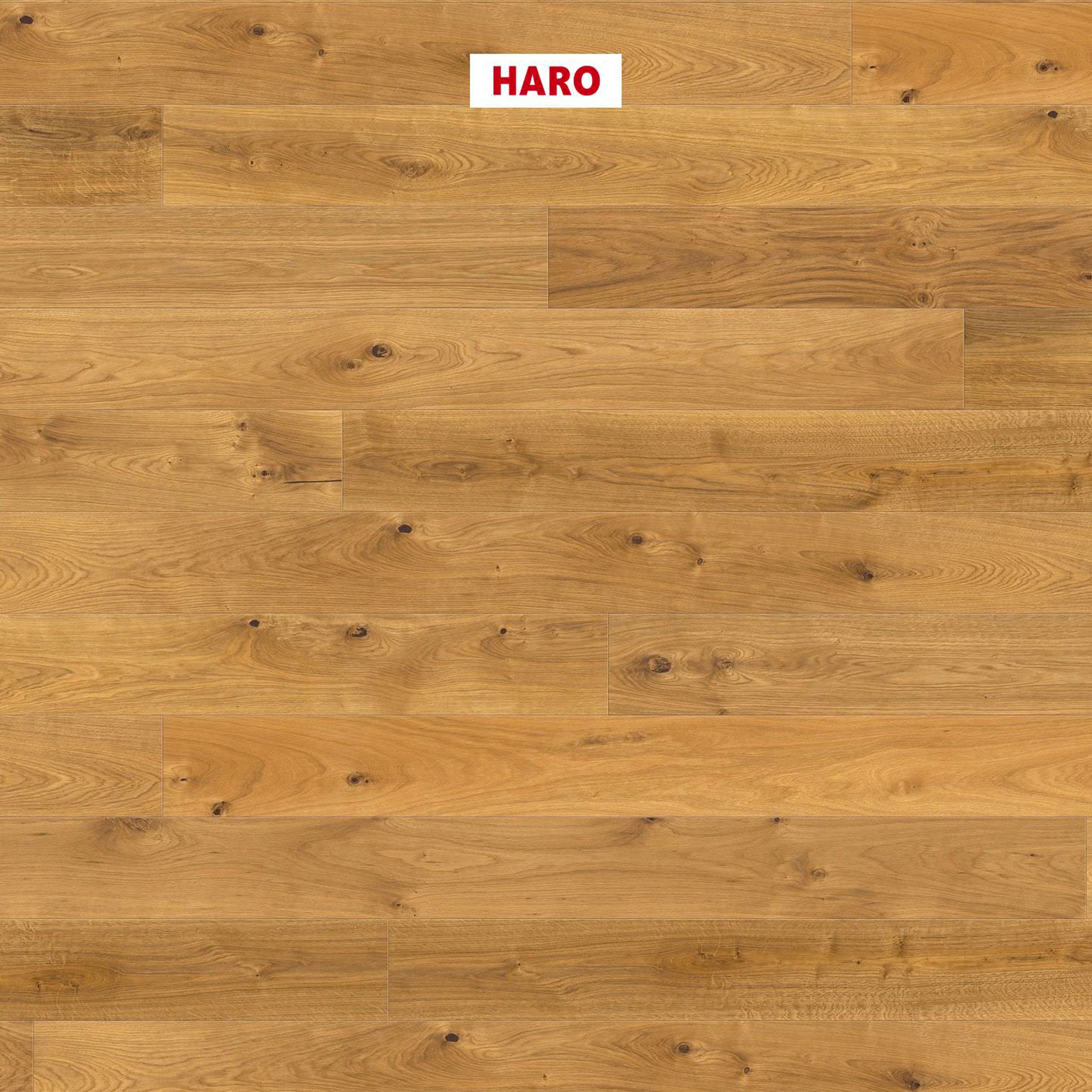 €54,90mq *HARO LIMITED EDITION* Pacco da 2,52mq Parquet MAXILISTONE in rovere Sauvage Spazz. ad OLIO 13,5X180X1750 (3,5mm nobile)