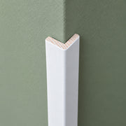 Profilo Angolare a L Squadrato in Pino Scandinavo Bianco Laccato 21x21x2700 mm – Pacco 5 Barre