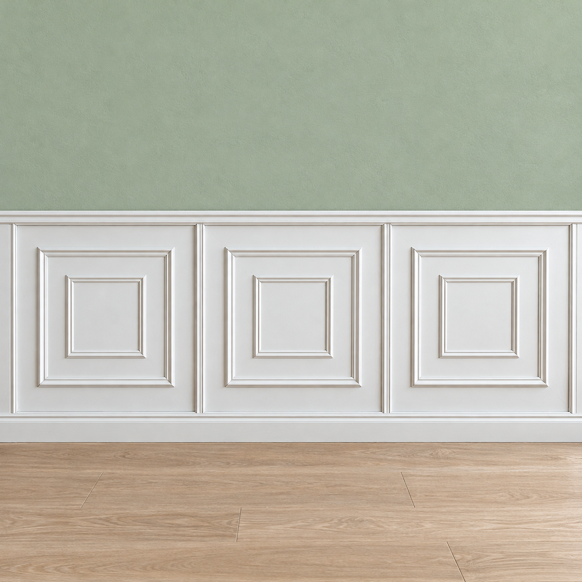 Profilo Bugna per Boiserie in Legno Massello di Ayous Bianco Laccato 30x18 mm con Gola 4x6 mm – Barra da 2,25 m