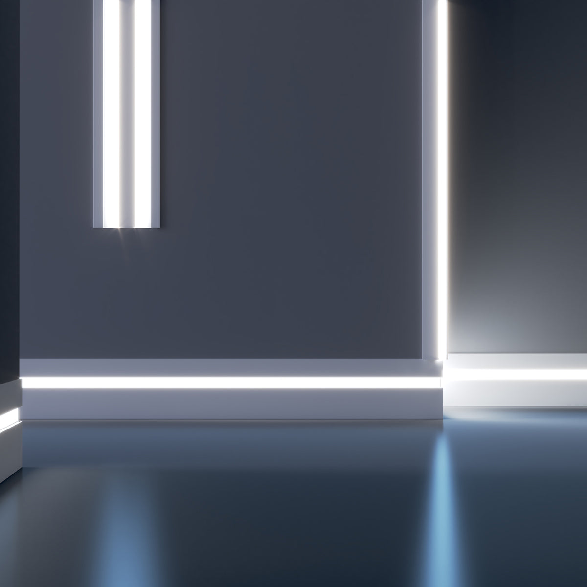 Profilo LED da Incasso per Cartongesso in Polimero 17x100x2700 mm – JX184 – Venduto al Metro Lineare
