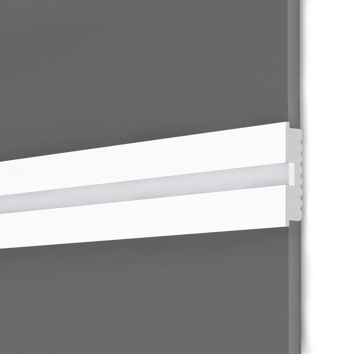 Profilo LED da Incasso per Cartongesso in Polimero 17x80x2700 mm – JX183 – Venduto al Metro Lineare