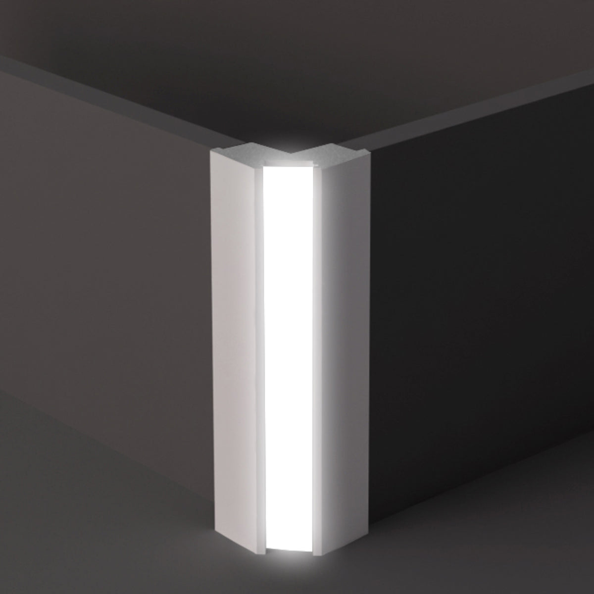 Profilo LED a Gola da Incasso per Cartongesso in Polimero 31x59x2700 mm – JX187 – Venduto al Metro Lineare