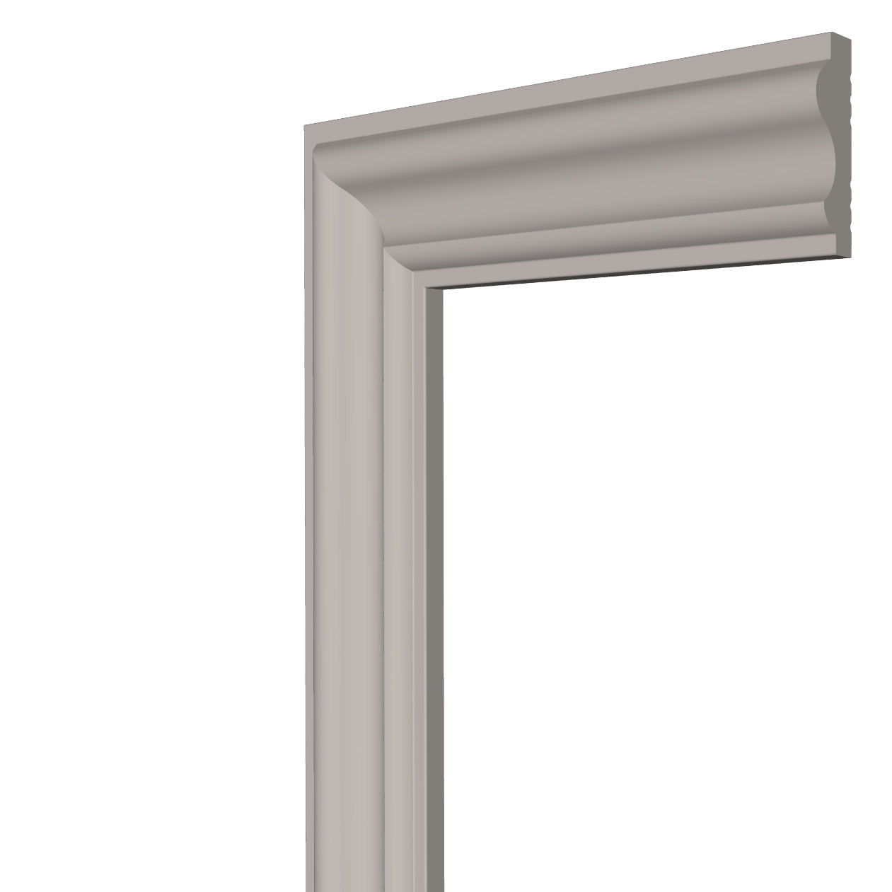 Cornice per Esterno in Polimero HPS 80x22x2500 mm – JH28 – Venduta al Metro Lineare