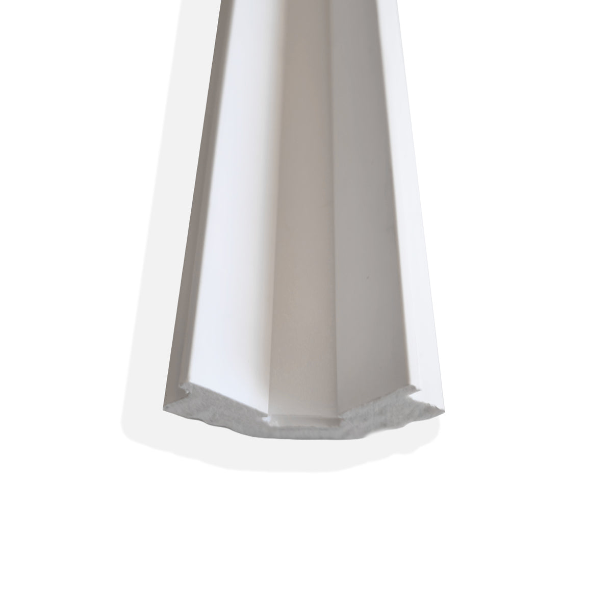 Profilo LED Angolare da Incasso per Cartongesso in Polimero 38x66x2700 mm – JX185 – Venduto al Metro Lineare