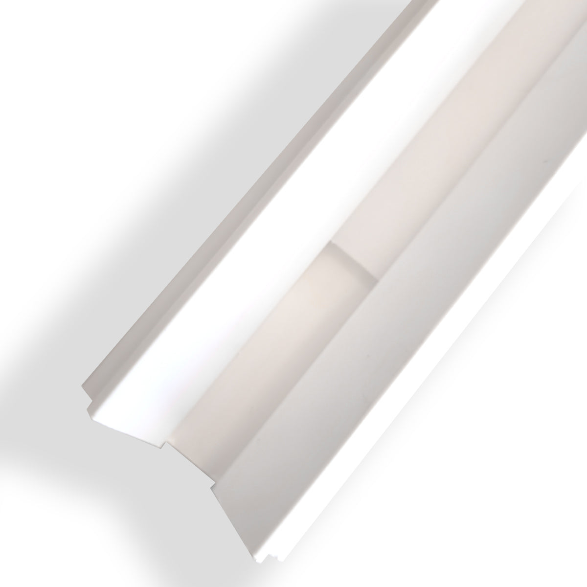 Profilo LED Angolare da Incasso per Cartongesso in Polimero 38x66x2700 mm – JX185 – Venduto al Metro Lineare
