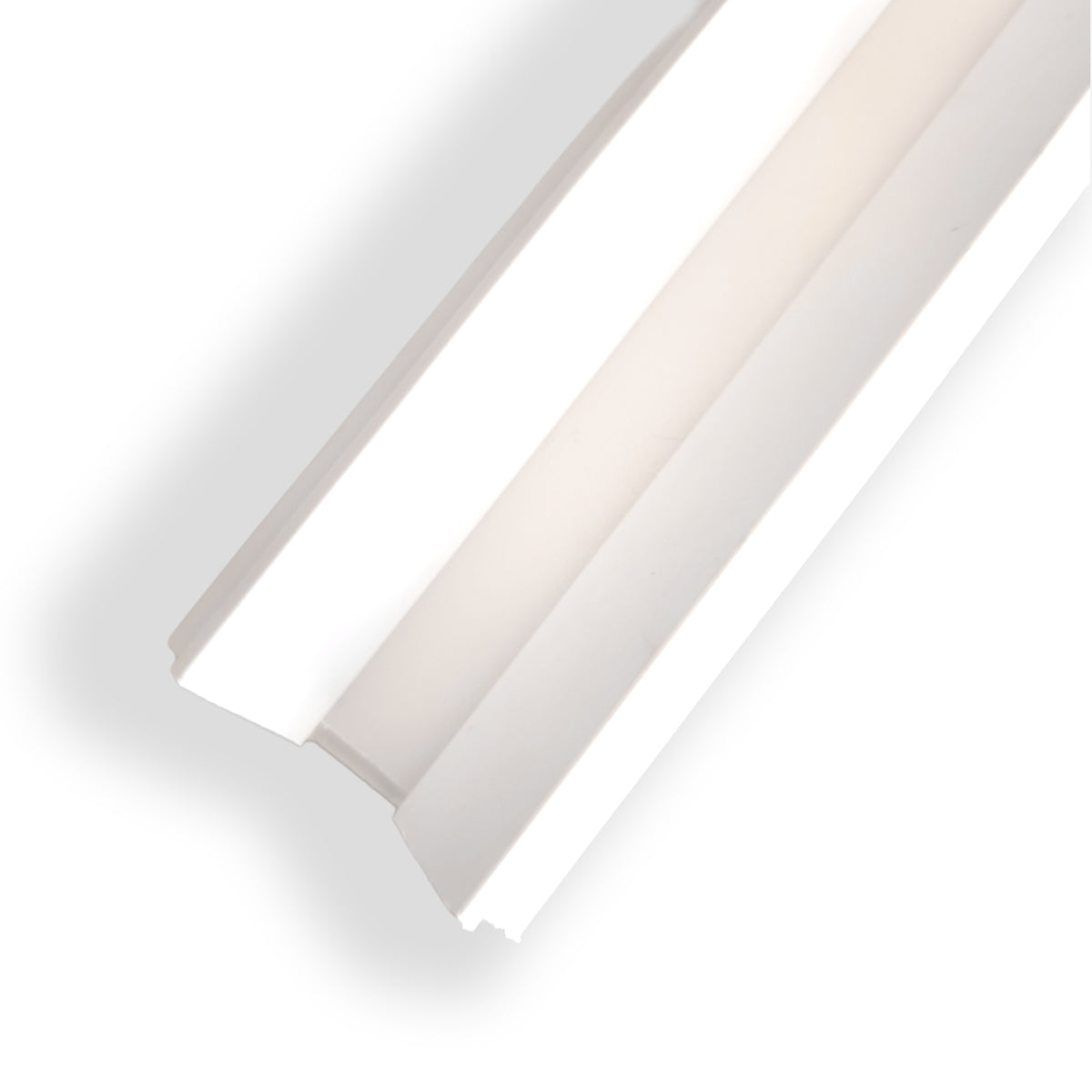 Profilo LED Angolare da Incasso per Cartongesso in Polimero 38x66x2700 mm – JX185 – Venduto al Metro Lineare