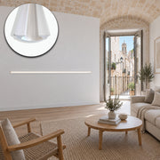 Profilo LED a Gola da Incasso per Cartongesso in Polimero 36x90x2700 mm – JX188 – Venduto al Metro Lineare