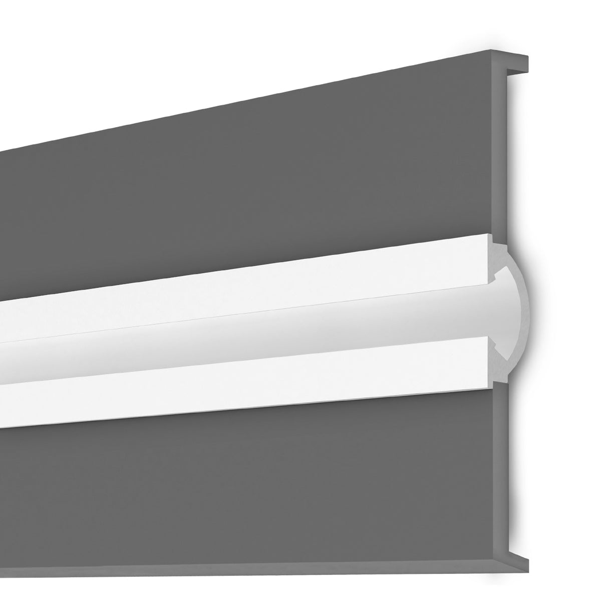 Profilo LED a Gola da Incasso per Cartongesso in Polimero 36x90x2700 mm – JX188 – Venduto al Metro Lineare