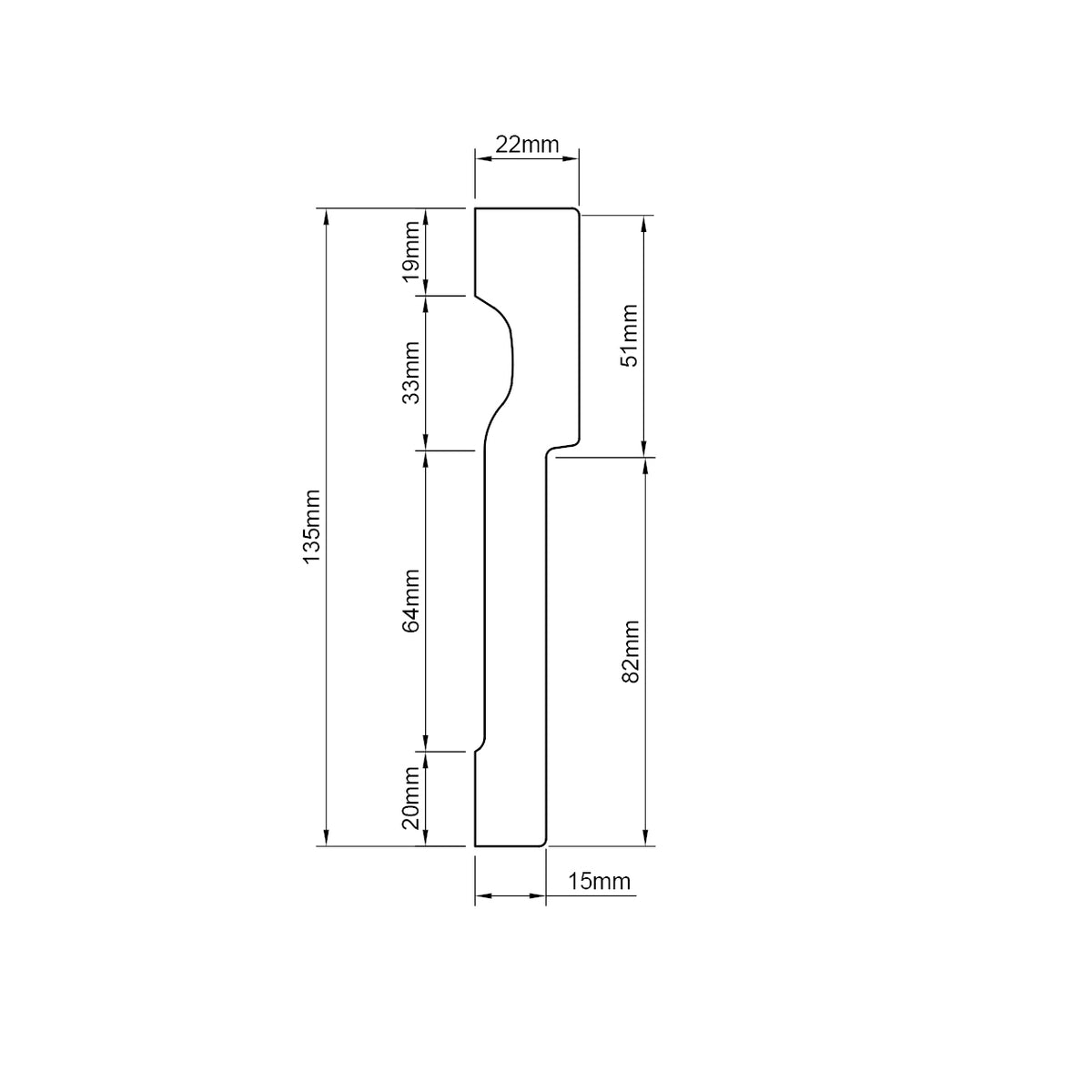 Cornice per Esterno in Polimero HPS 135x22x2500 mm – JH30 – Venduta al Metro Lineare