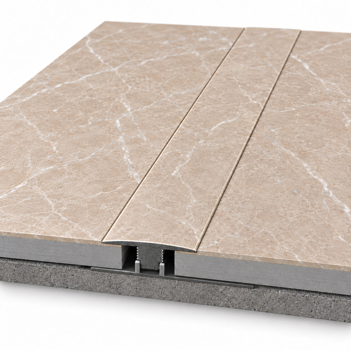 Profilo di Giunzione per Pavimenti SPC TAAC! in Alluminio Piatto o a Discesa 900 mm – Varie Colorazioni