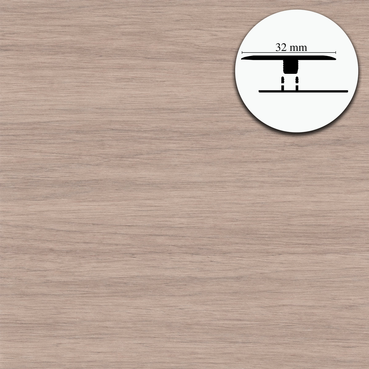 Profilo di Giunzione per Pavimenti SPC TAAC! in Alluminio Piatto o a Discesa 900 mm – Varie Colorazioni