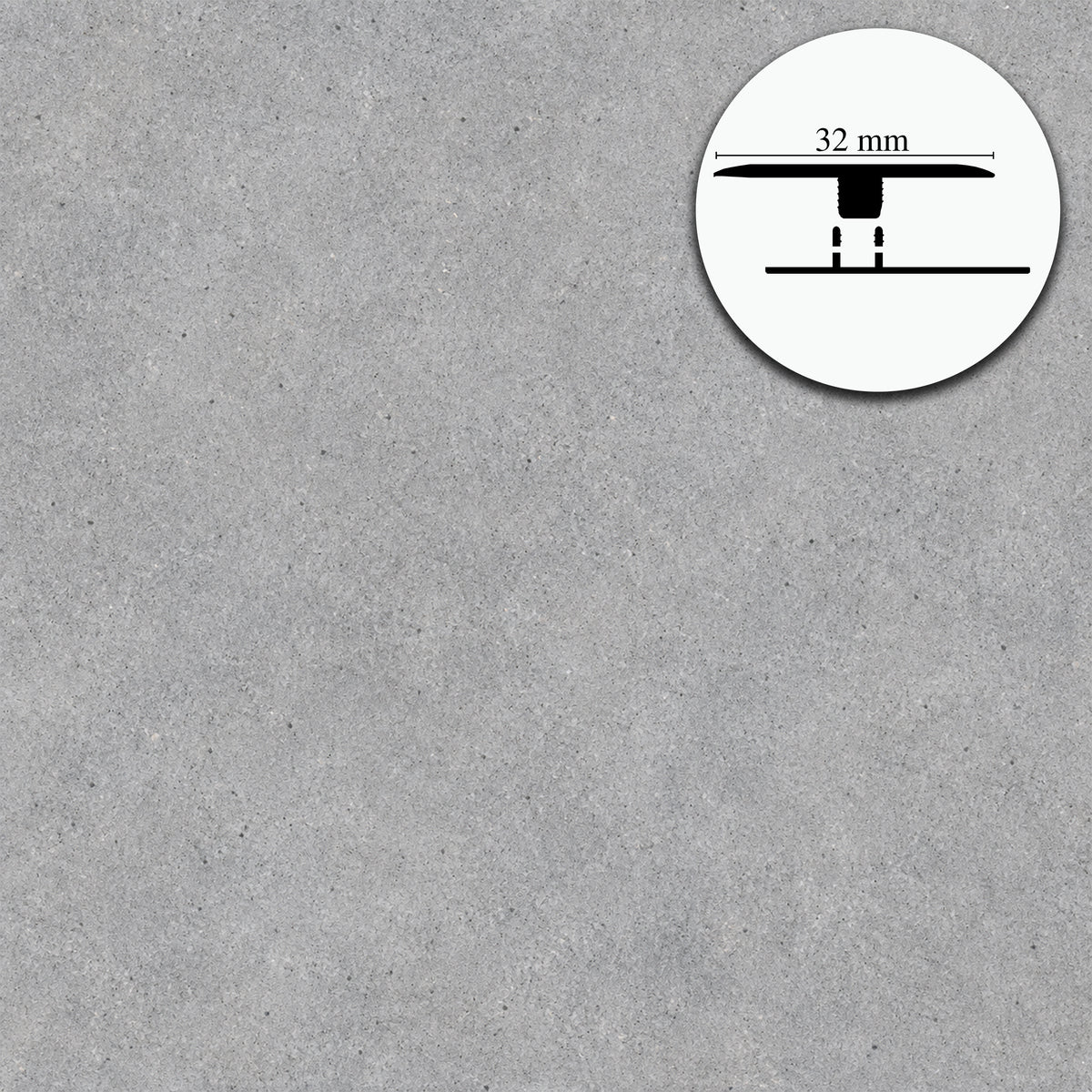 Profilo di Giunzione per Pavimenti SPC TAAC! in Alluminio Piatto o a Discesa 900 mm – Varie Colorazioni