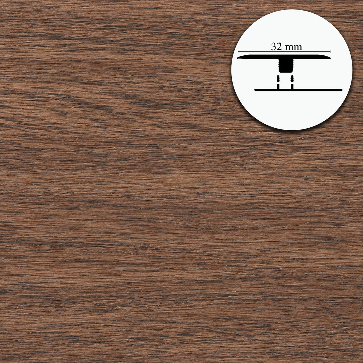 Profilo di Giunzione per Pavimenti SPC TAAC! in Alluminio Piatto o a Discesa 900 mm – Varie Colorazioni