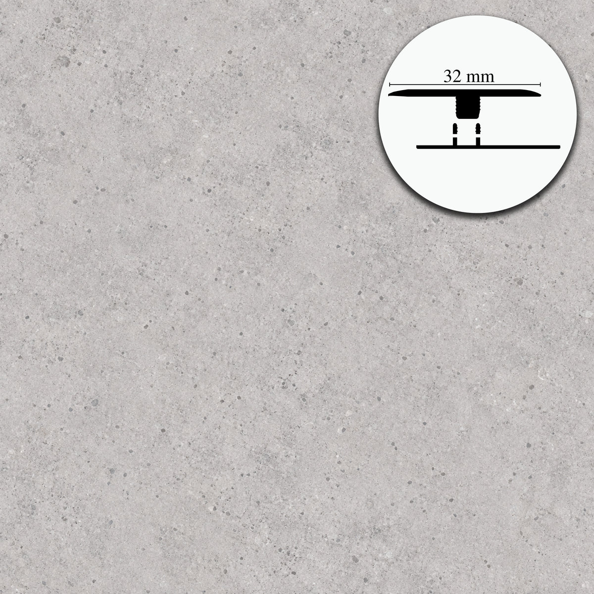 Profilo di Giunzione per Pavimenti SPC TAAC! in Alluminio Piatto o a Discesa 900 mm – Varie Colorazioni