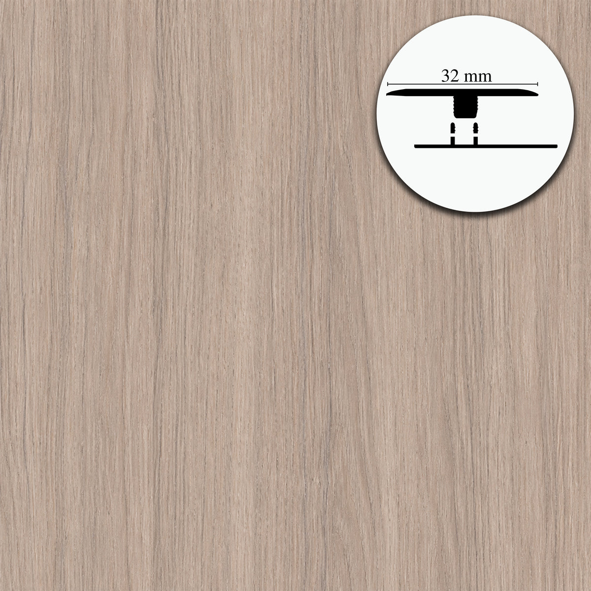 Profilo di Giunzione per Pavimenti SPC TAAC! in Alluminio Piatto o a Discesa 900 mm – Varie Colorazioni