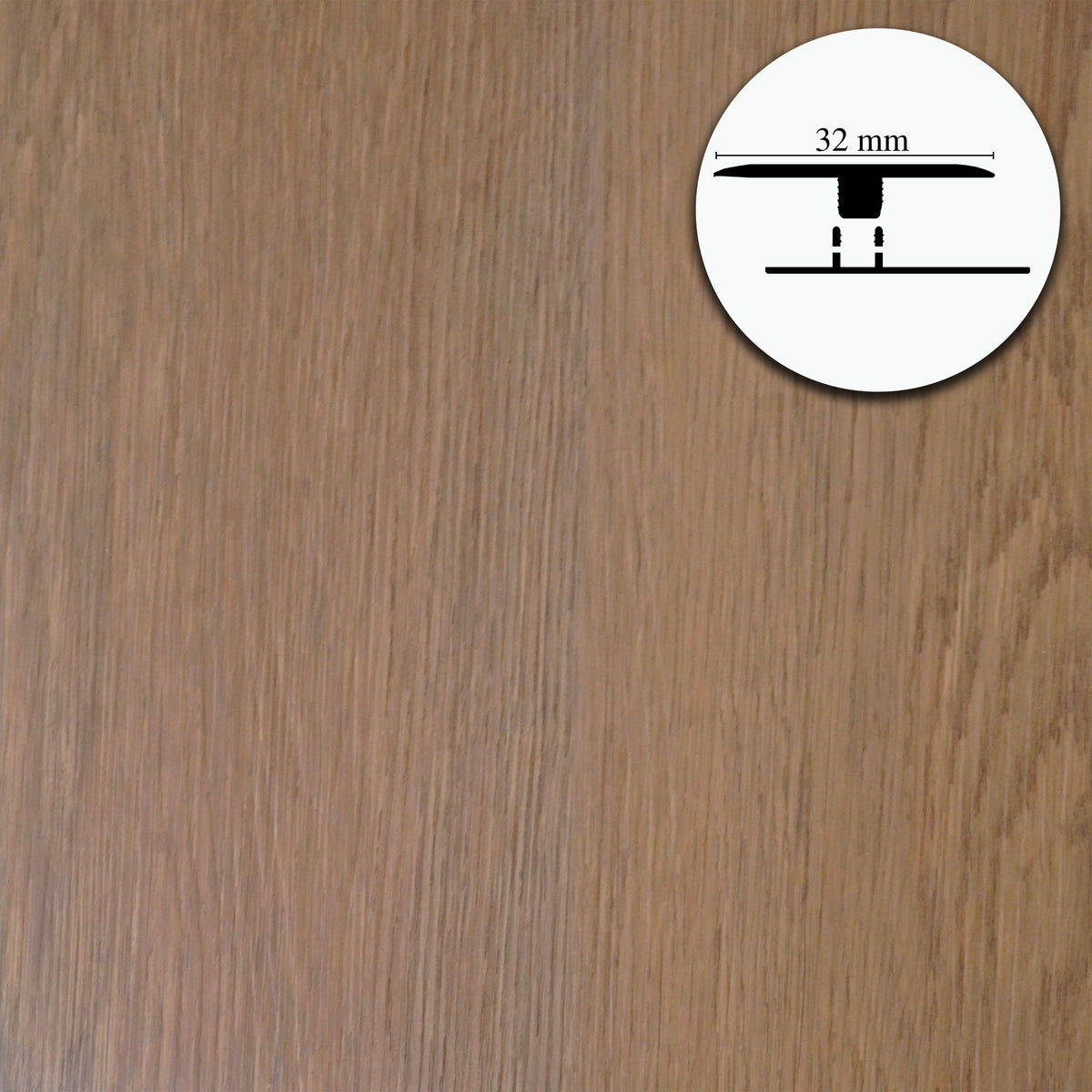 Profilo di Giunzione per Pavimenti SPC TAAC! in Alluminio Piatto o a Discesa 900 mm – Varie Colorazioni