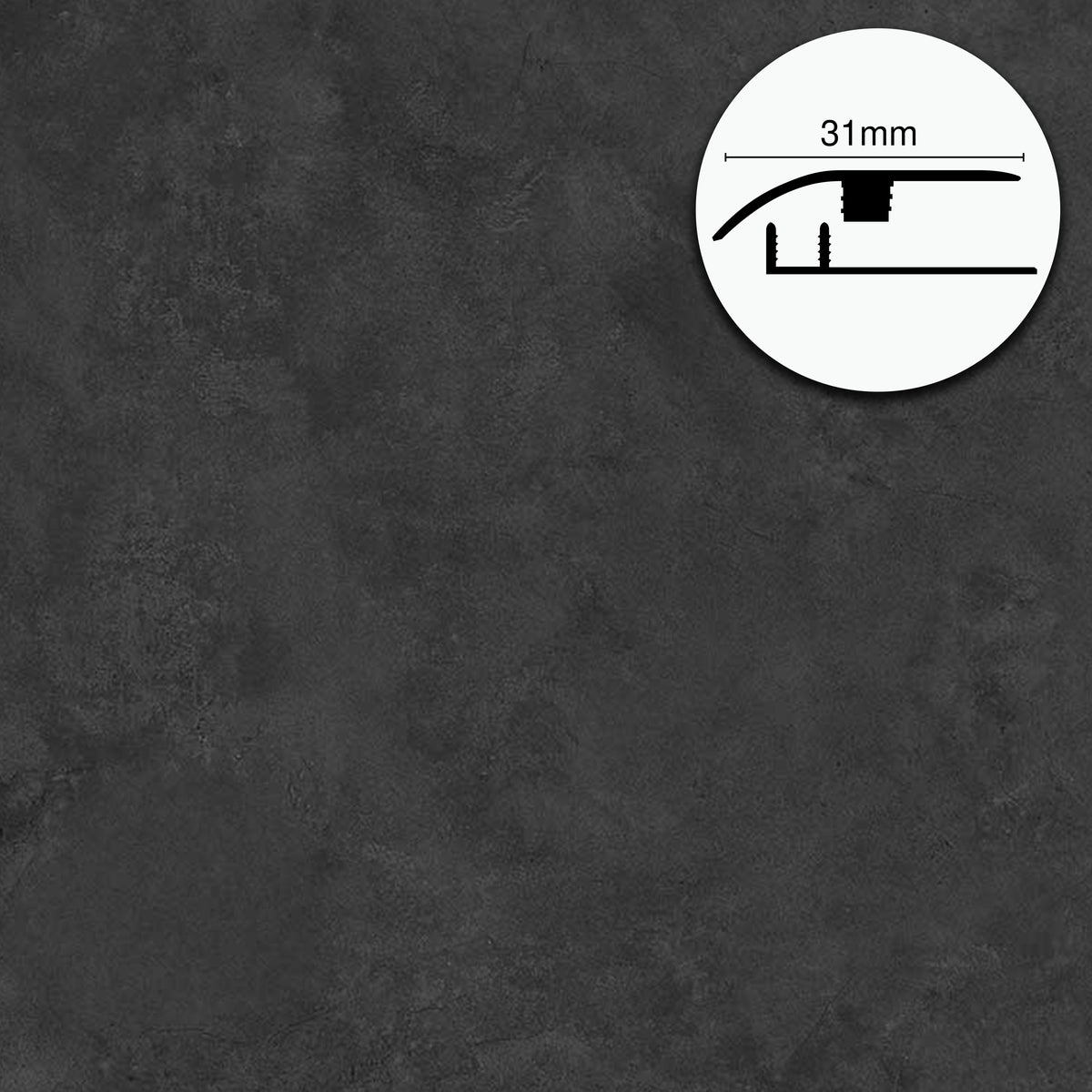 Profilo di Giunzione per Pavimenti SPC TAAC! in Alluminio Piatto o a Discesa 900 mm – Varie Colorazioni