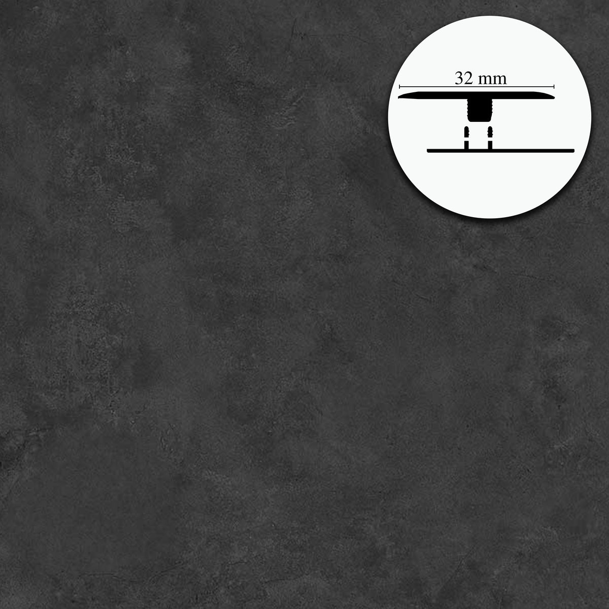 Profilo di Giunzione per Pavimenti SPC TAAC! in Alluminio Piatto o a Discesa 900 mm – Varie Colorazioni