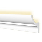 100ml di CORNICE A SOFFITTO con predisposizione LED 40x70x2000mm in POLIMERI - Polistrutturato - Eternal Parquet