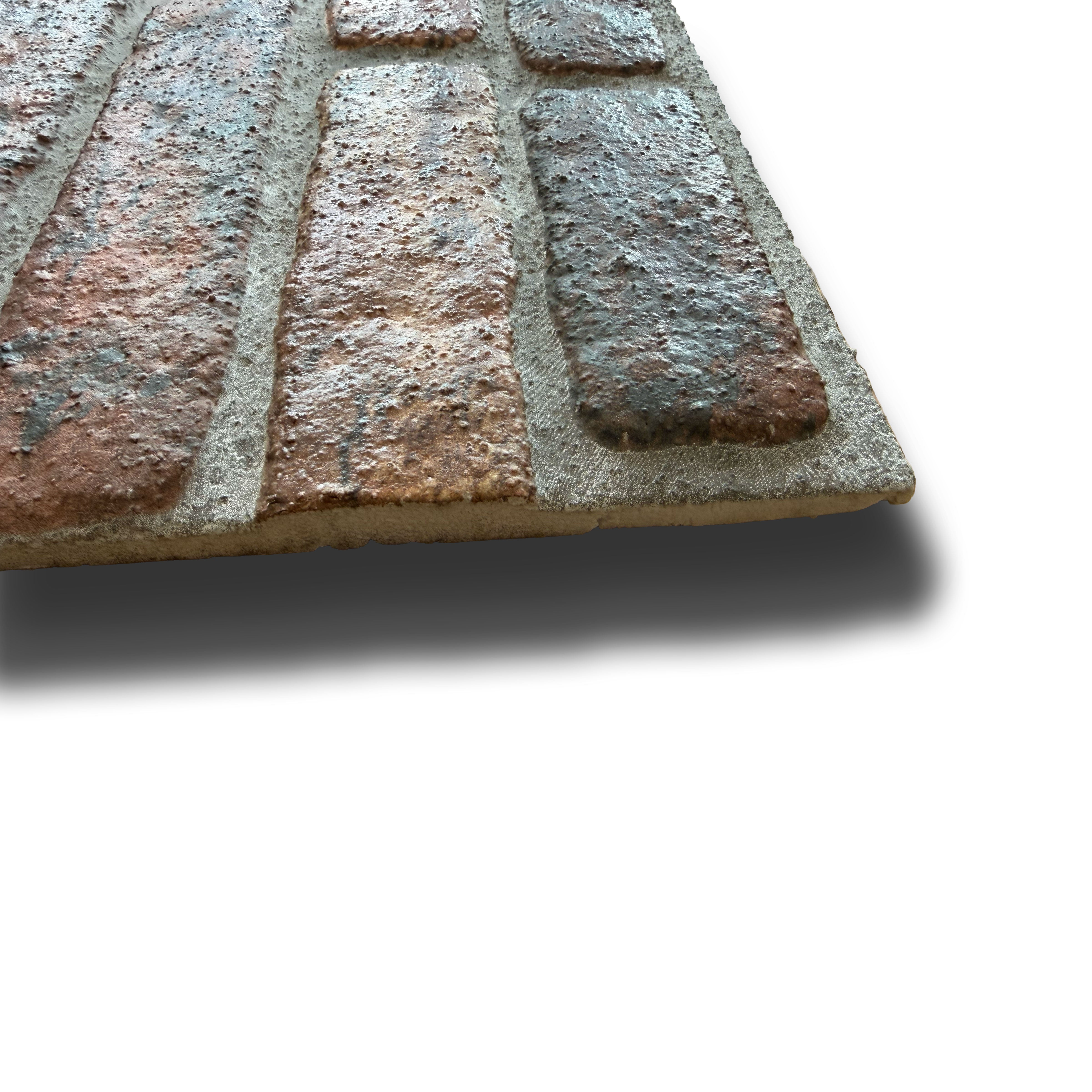 CAPPOTTO esterno - interno isolante in STYROFOAM 3D spess.2cm (120x50cm) con resine e malta London Brick - Eternal Parquet