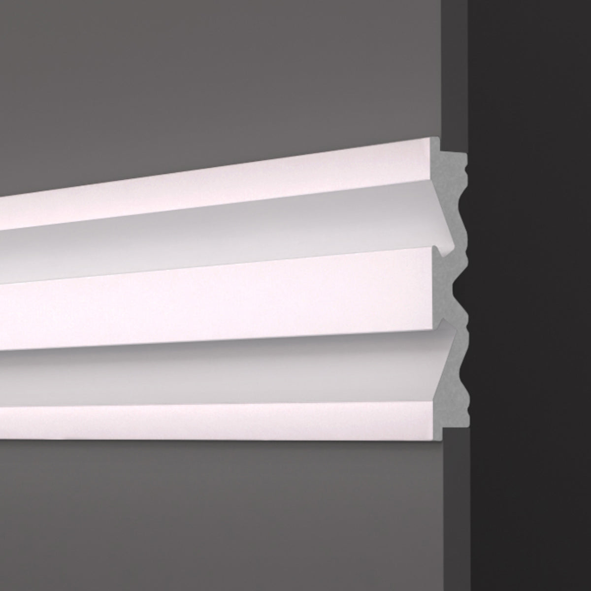 Profilo LED da Incasso per Cartongesso in Polimero 17x110x2700 mm – JX236 – Venduto al Metro Lineare