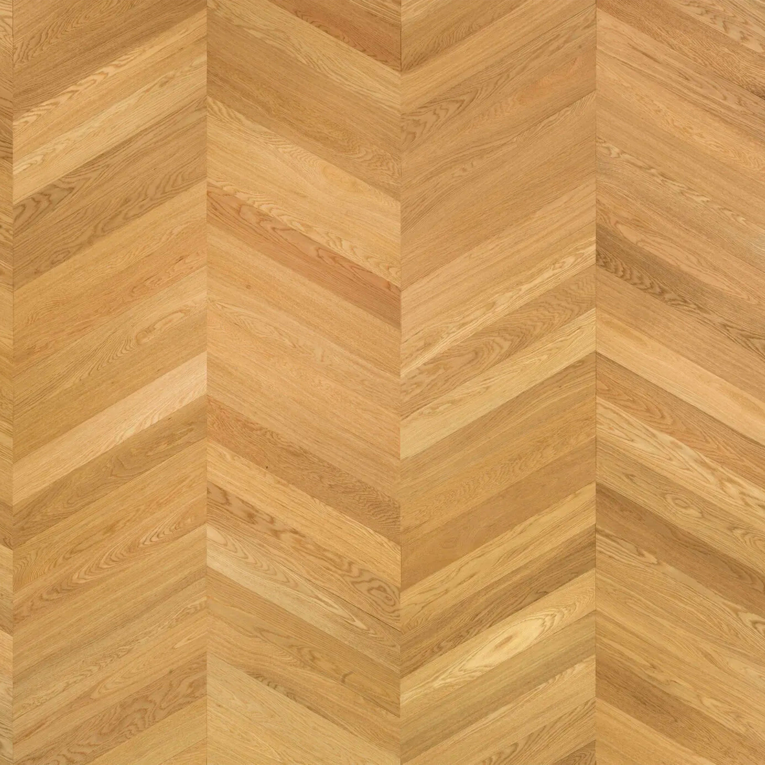 Pavimento in legno prefinito di ROVERE punta ungherese verniciato, bisell. Spazz. 8x92x550mm Select - Eternal Parquet