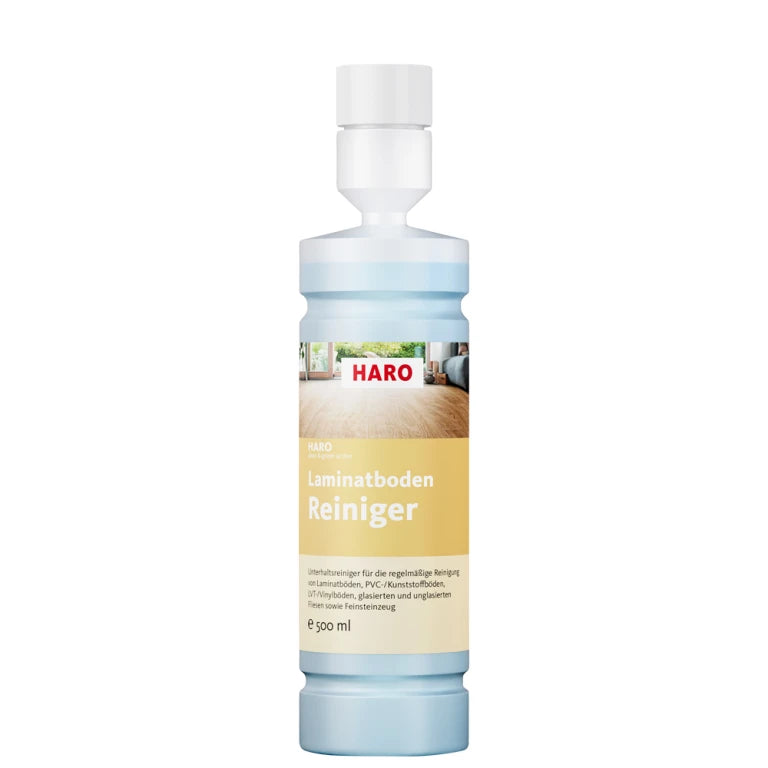 HARO Clean & Green - LAMINATE CLEANER Detergente intensivo per pavimenti laminati, gress, ceramica, pvc, graniglia - Eternal Parquet