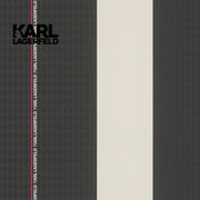 5,32mq Rotolo Carta da Parati griffata KARL LAGERFELD in TNT a rilievo multigloss PREMIUM 10,05x0,53mt cod. 37848-2 - Eternal Parquet