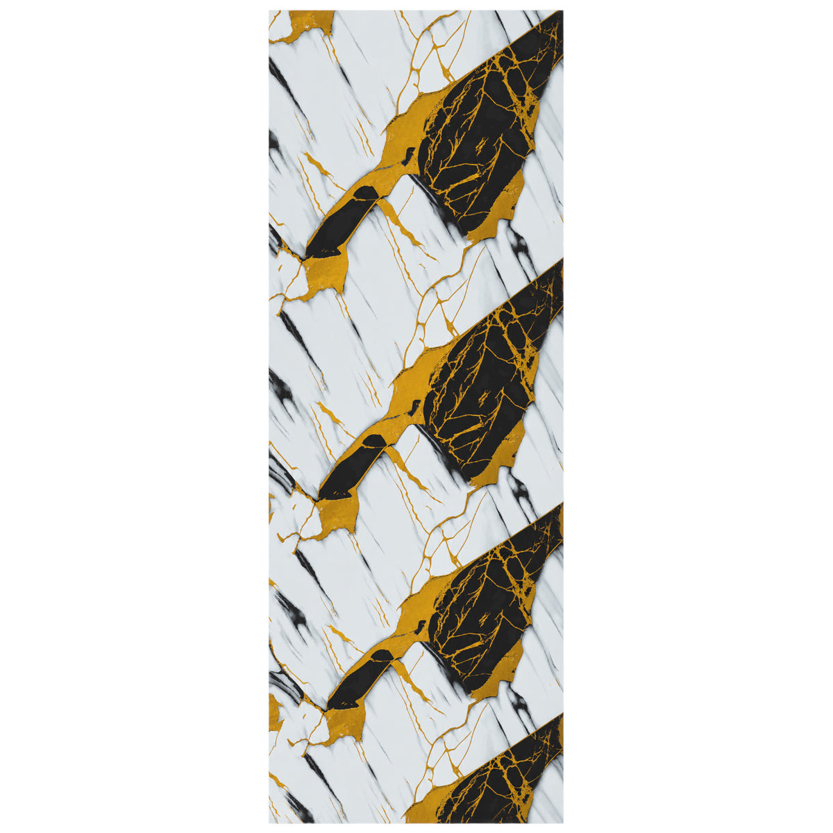 Rivestimento Autoadesivo SXP Effetto Marmo Brecciato Oro e Nero HI-RES 1200x3000x2,5 mm – Rotolo 3,6 m²