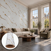 Rivestimento Autoadesivo SXP Effetto Marmo con Venature Oro HI-RES 1200x3000x2,5 mm – Rotolo 3,6 m²
