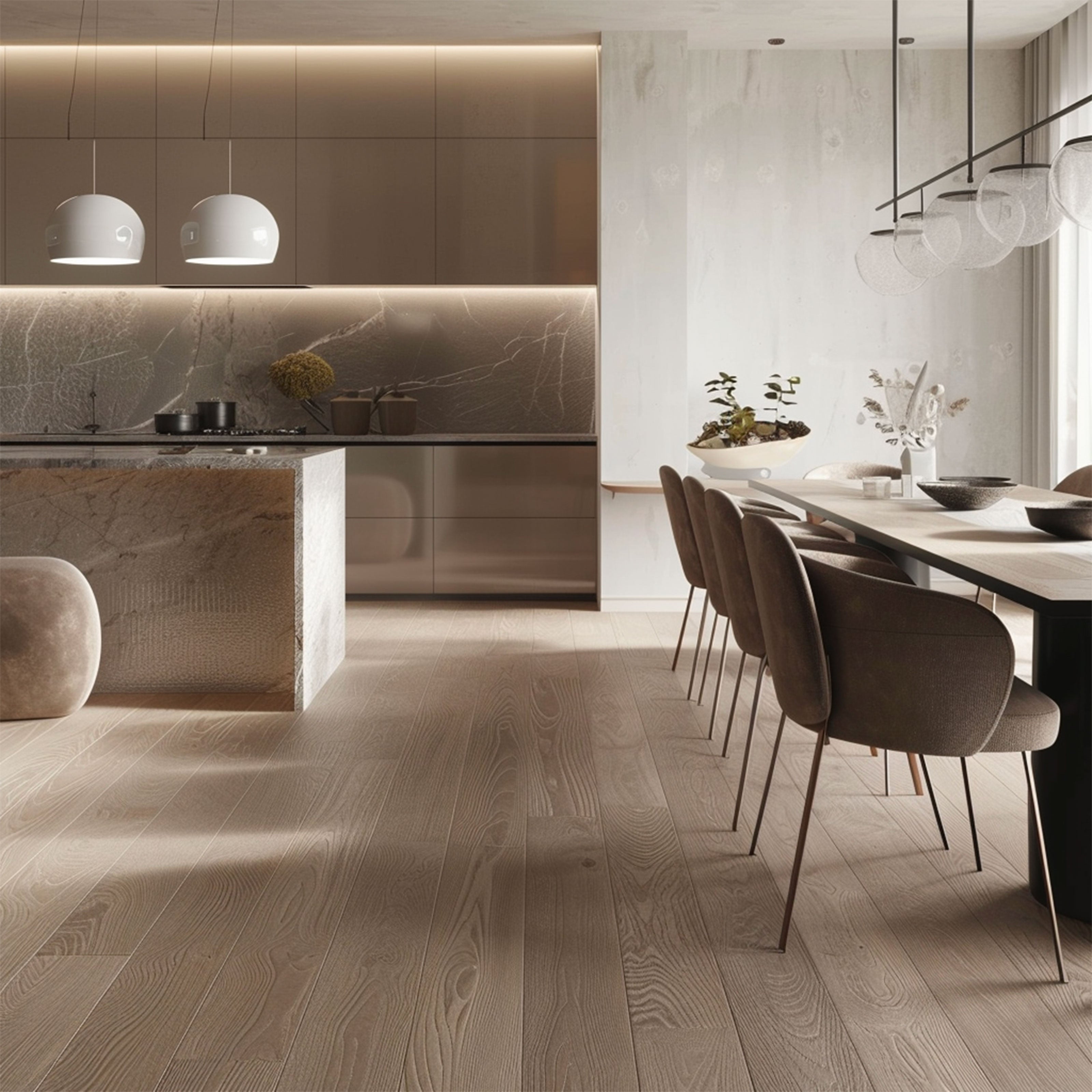 €23,99MQ *STOCK LUXURY* + Lotti da 86mq Listoni in Rovere GREY prefinito spazz. ANTIGRAFFIO 13x124x900/1500mm - Eternal Parquet
