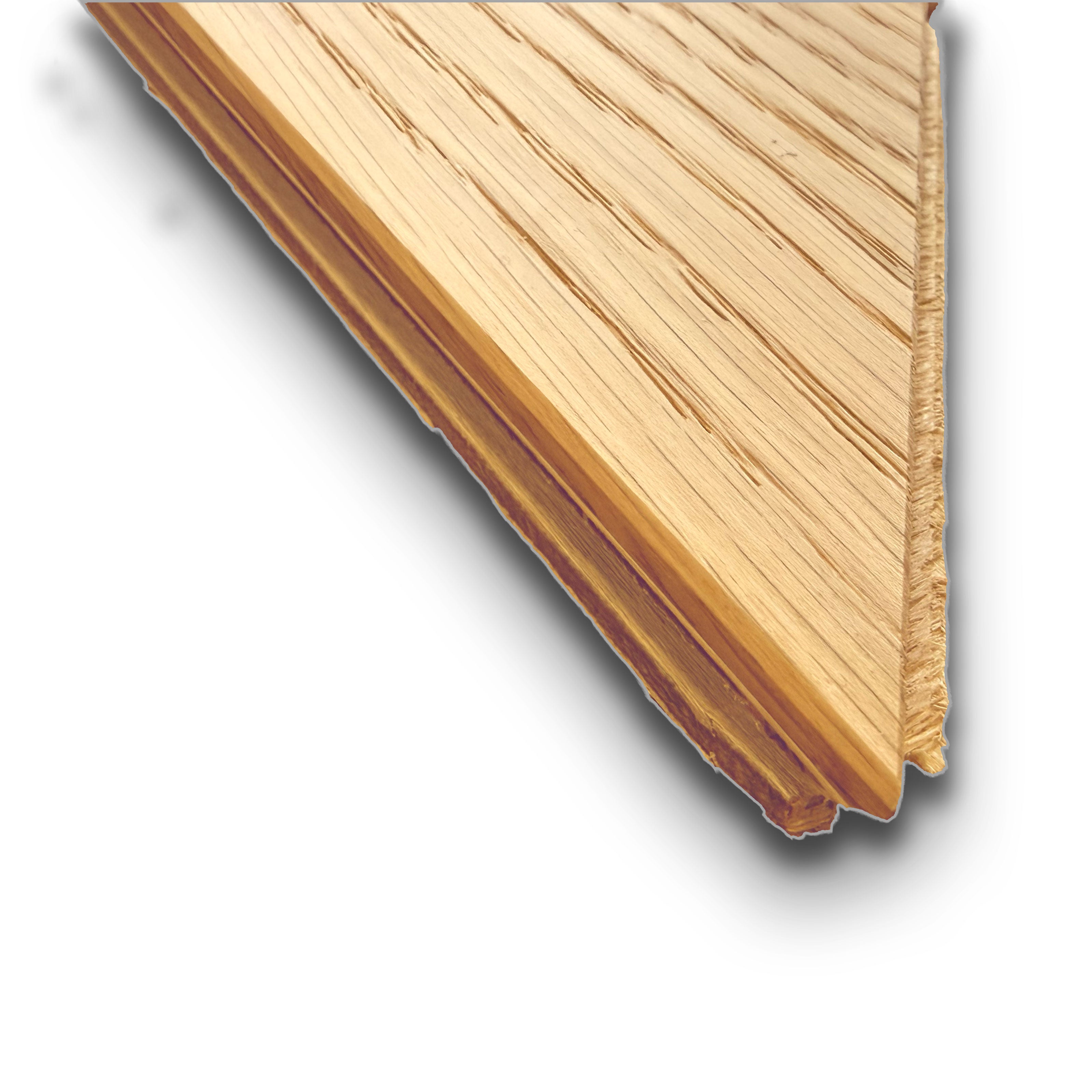 €39,99MQ *STOCK LUXURY* Lotto da 39mq Chevron in Rovere SELECT prefinito verniciato 13x90x500mm (4mm nobile) 1a scelta - Eternal Parquet