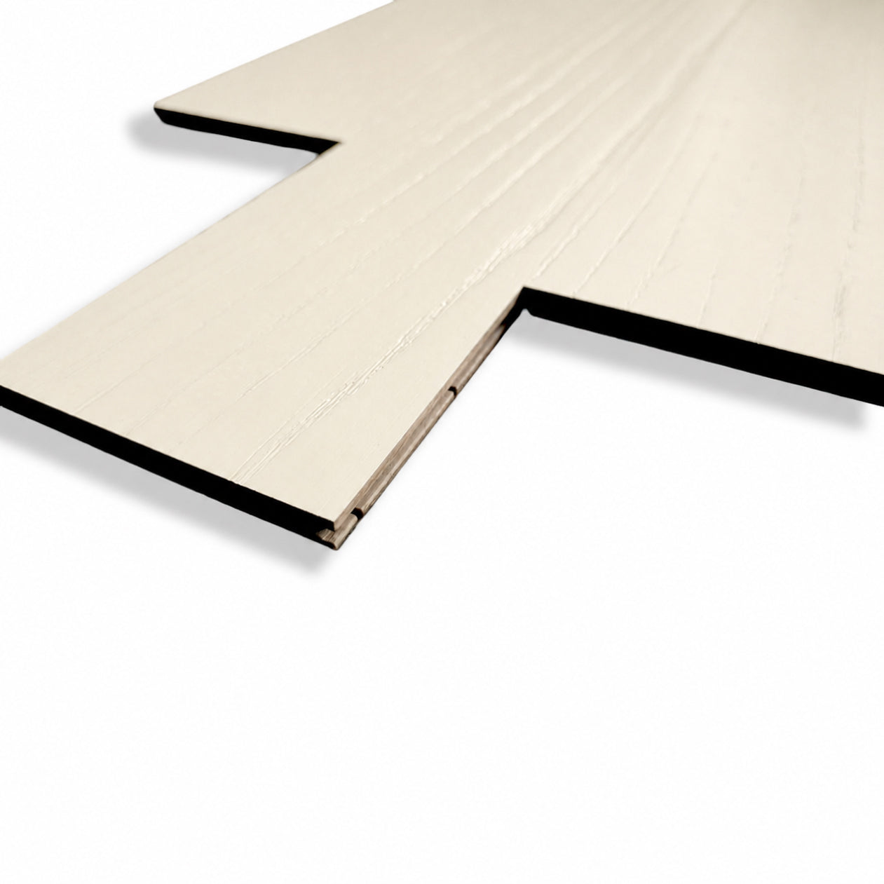 €18,99 m2 * GARBELOTTO STOCK * Parti på 19 m2 prælakeret parket i børstet HVID eg SELECT 10x115x600/800 (3,5 mm ædel)