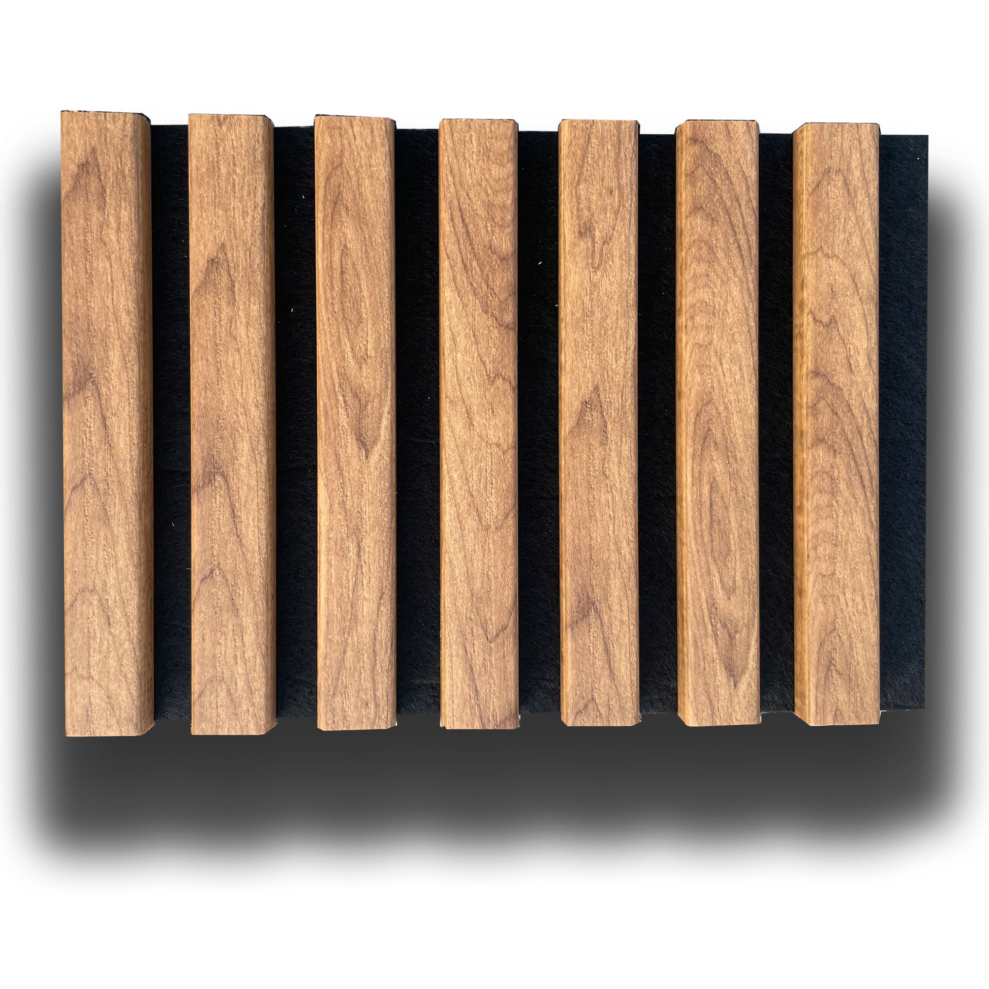 €49,90al mq - pacco da 3,6mq (due aste) 22x600x3000mm di Rivestimento ACUSTICO Pet e polimeri LAMELLI vari decori - Eternal Parquet