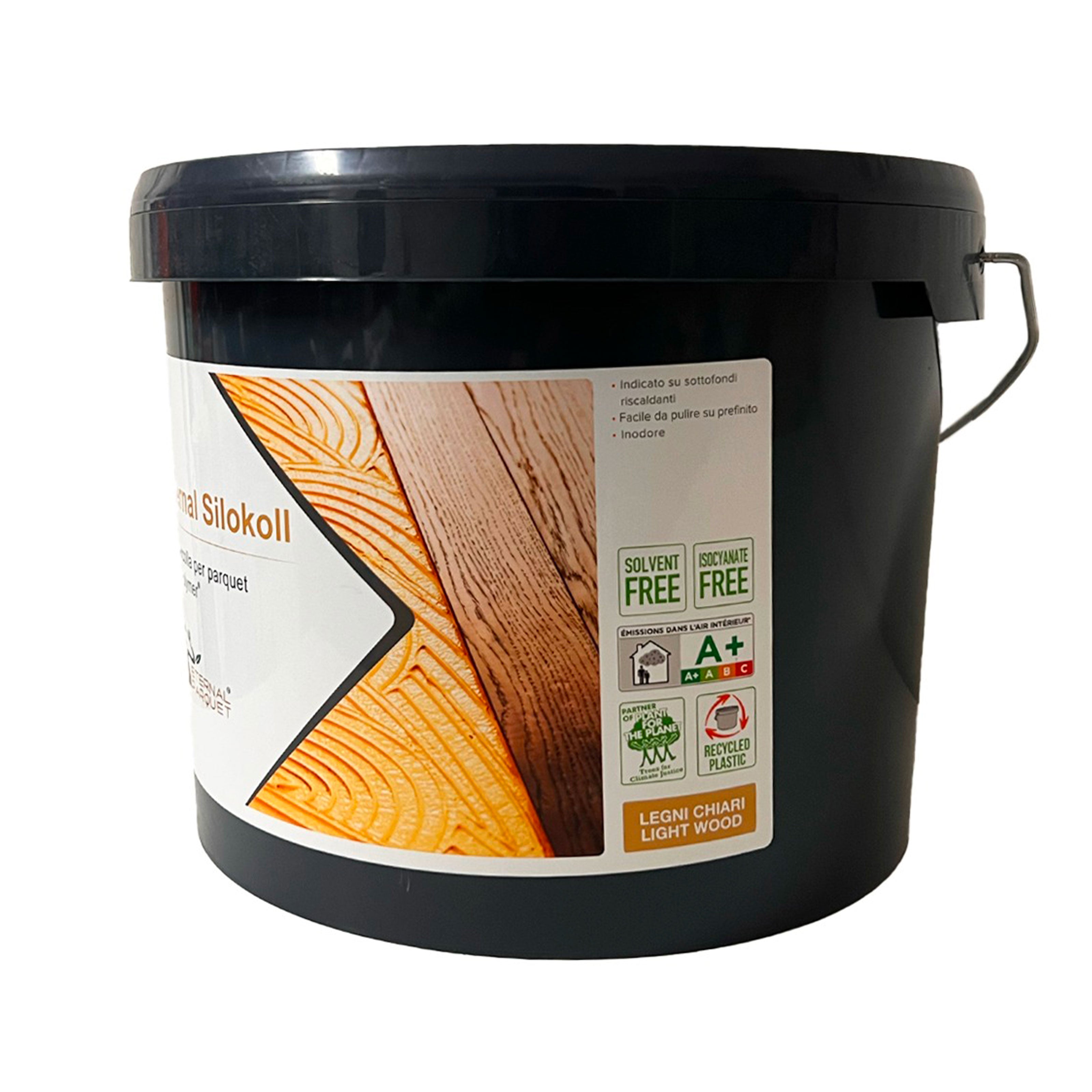 ETERNAL SILOKOLL 15kg - Colla SILANICA monocomponente per tutti i parquet, sottofondi riscaldati, bioedilizia. di ETERNAL PARQUET