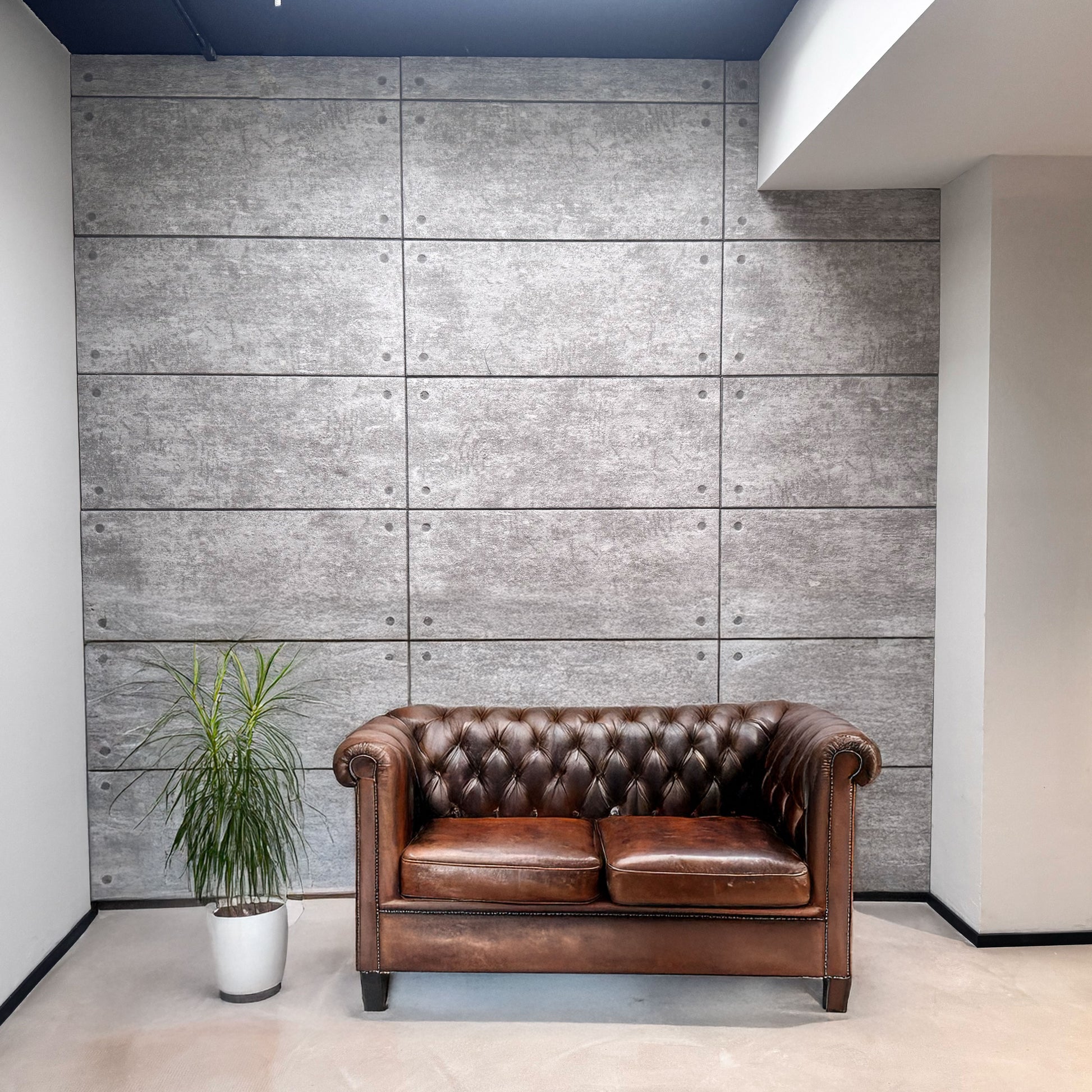 CAPPOTTO esterno - interno isolante in STYROFOAM 3D sp.2cm (120x50cm) con resine e malta - Cemento Industrial - Eternal Parquet
