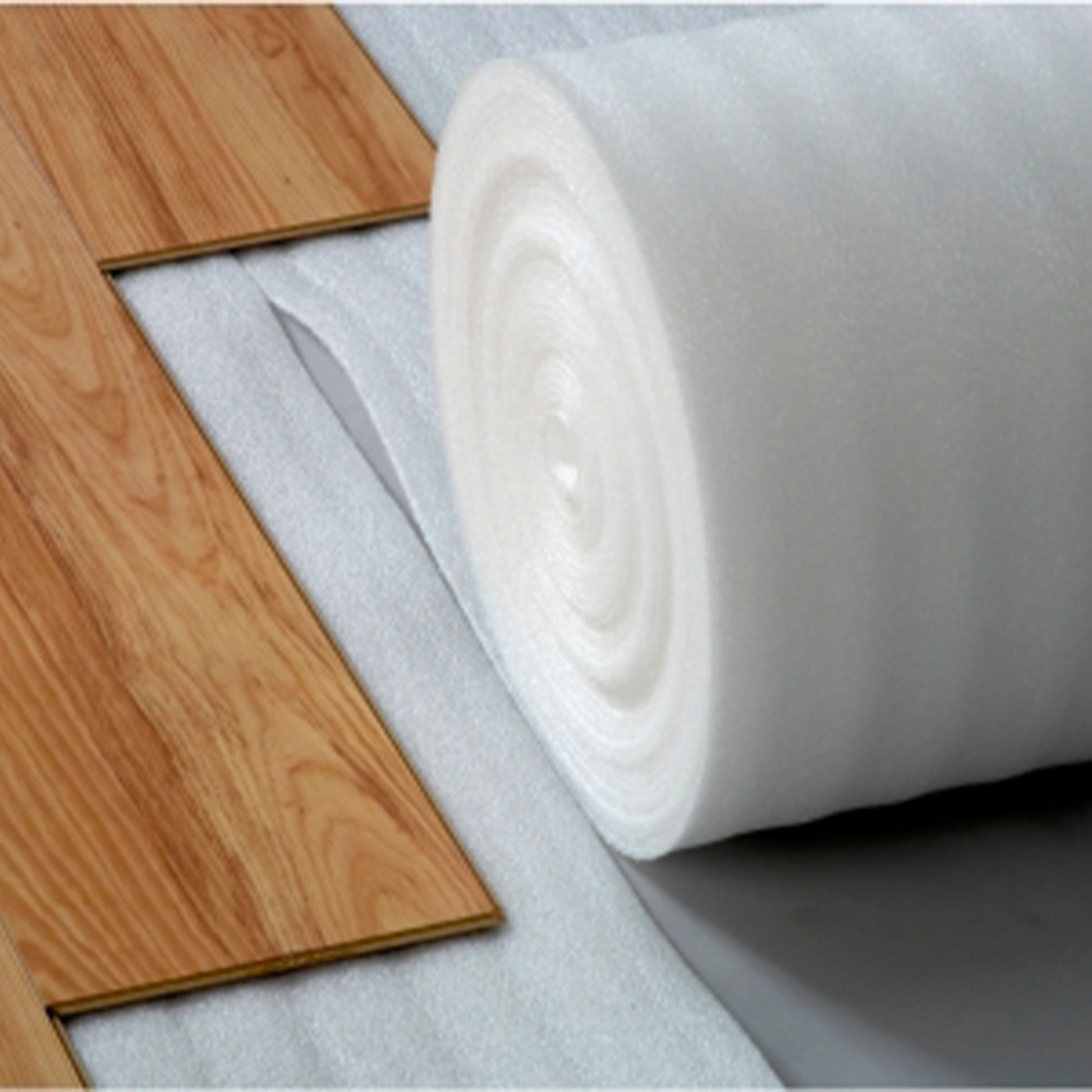 Rotolo da 50mq di Tappetino materassino per Laminati e Parquet flottanti in PE da 1,5mm Eternal Parquet