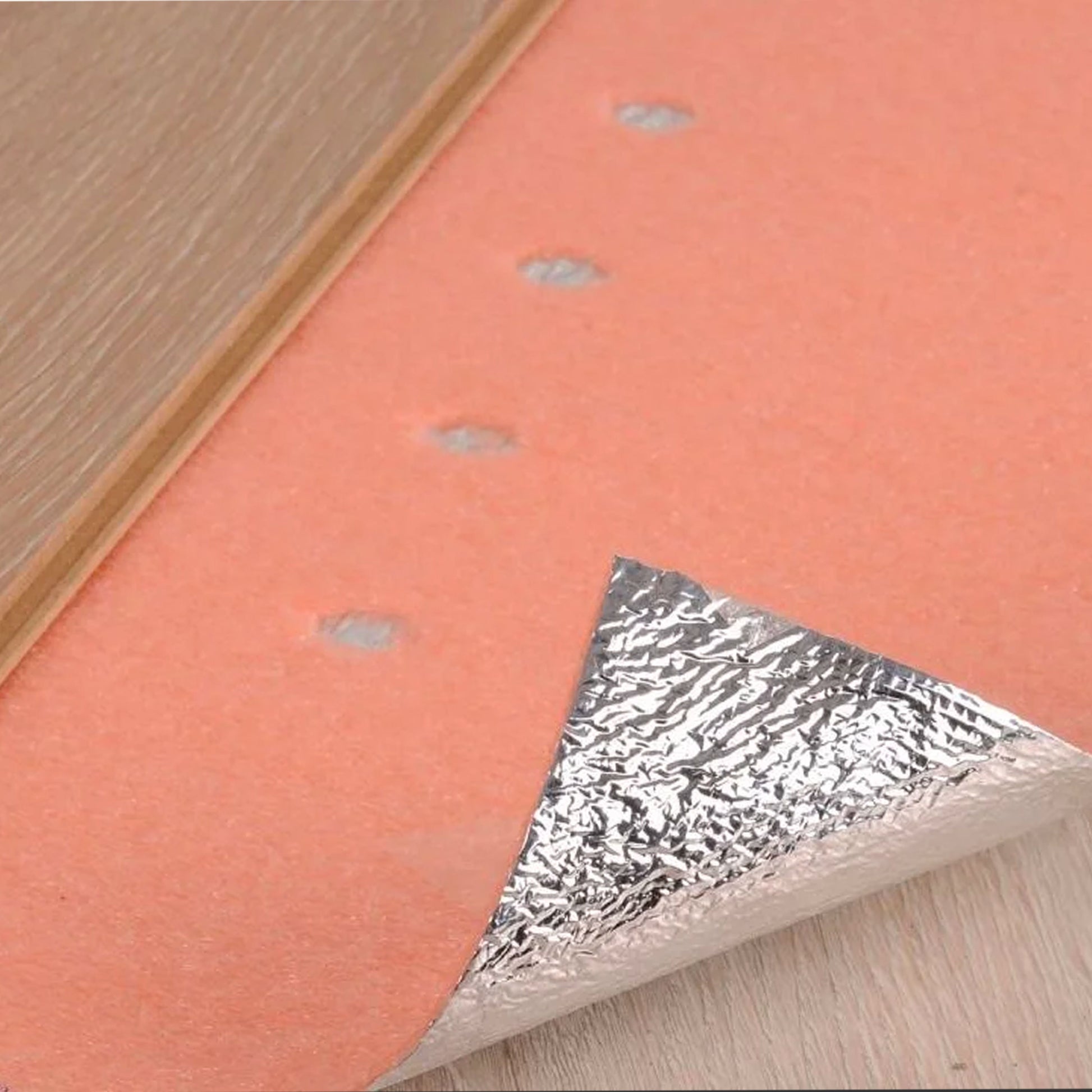 50mq di Tappetino Tecnico PROFESSIONALE 3mm per sottofondi normali e riscaldati, ACQUASTOP per Pavimenti flottanti Eternal Parquet