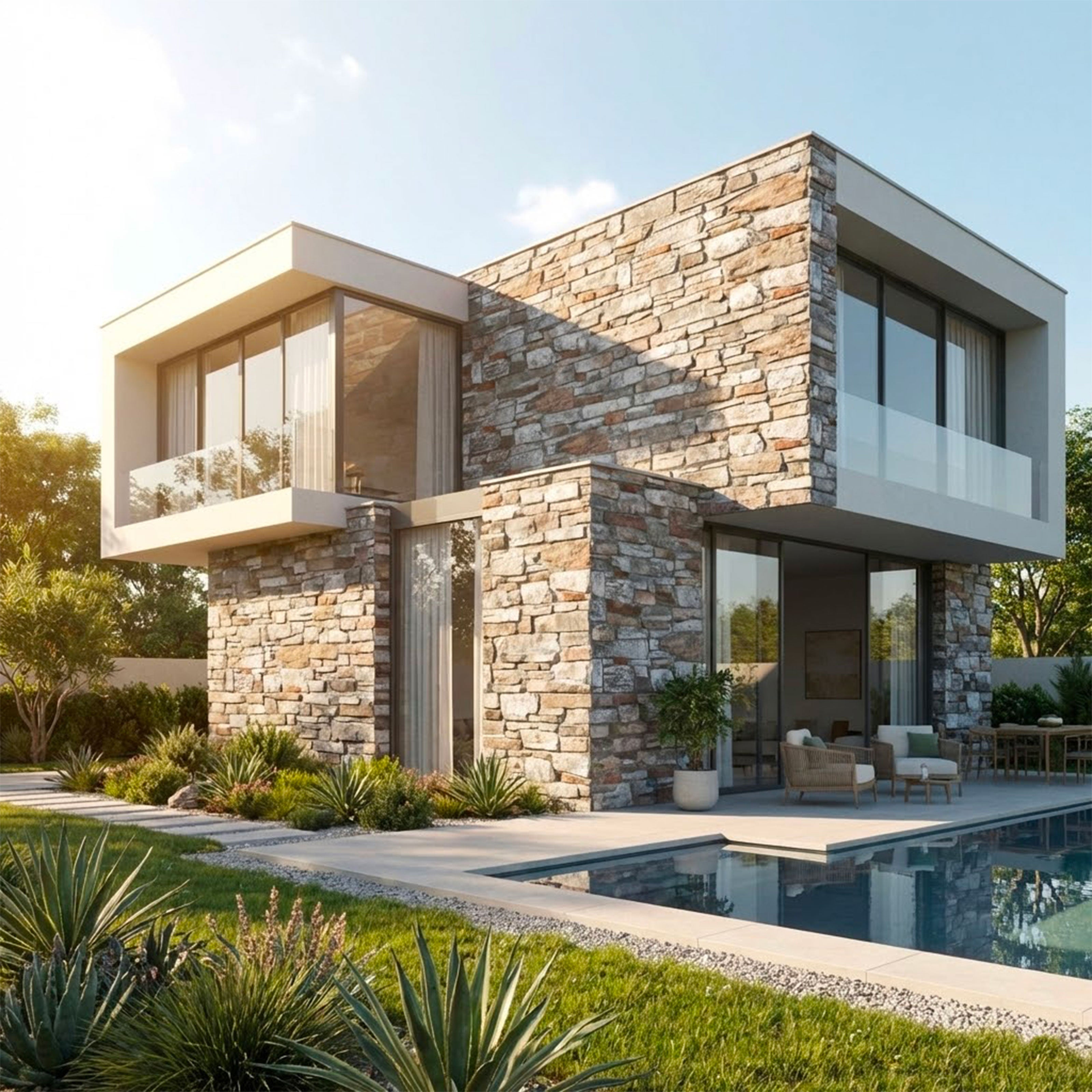 CAPPOTTO esterno - interno isolante in STYROFOAM 3D sp.2cm (120x50cm) con sabbiatura e malta Pietra grande