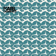 5,32mq Rotolo Carta da Parati griffata KARL LAGERFELD in TNT a rilievo multigloss PREMIUM 10,05x0,53mt cod. 37847-2 - Eternal Parquet