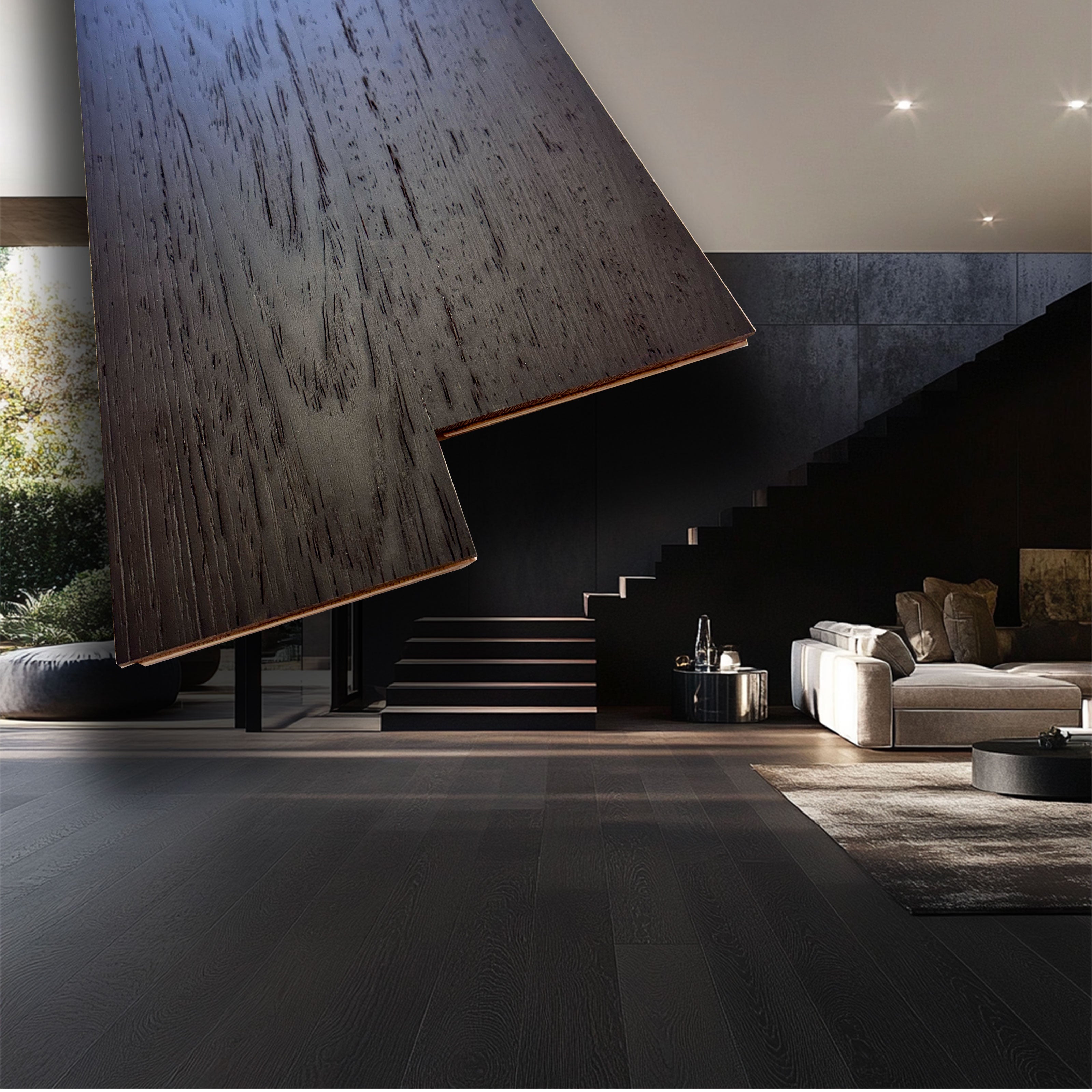 €23,90mq * STOCK GARBELOTTO * Lotto da 30mq di Parquet prefinito WENGE SPAZZOLATO 10x120x600/1000